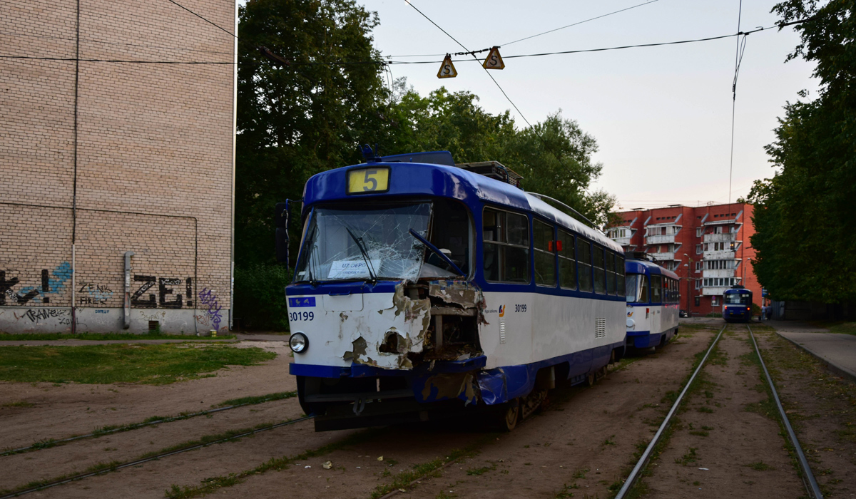 Рига, Tatra T3A № 30199; Рига — Происшествия