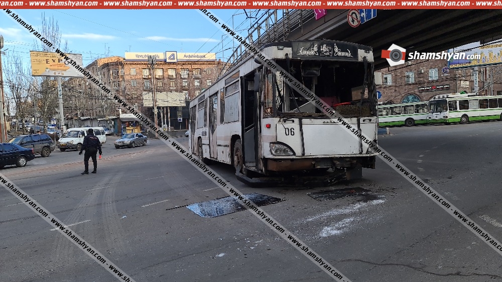 Ереван, Škoda 14Tr № 06; Ереван — Происшествия