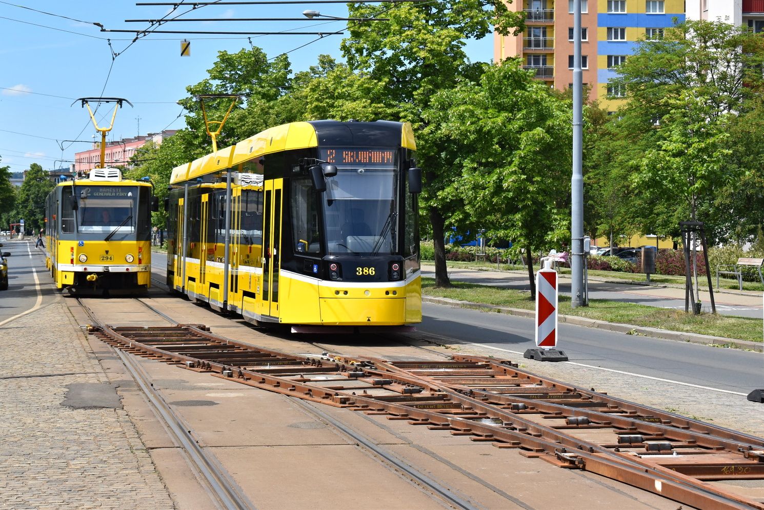 Пльзень — Трамвайные линии и инфраструктура