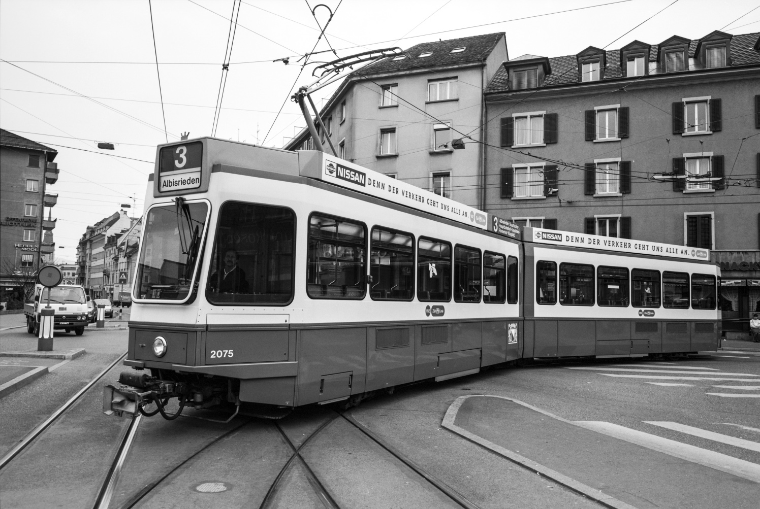 Цюрих, SWP/SIG/BBC Be 4/6 "Tram 2000" № 2075; Цюрих — Старые фотографии