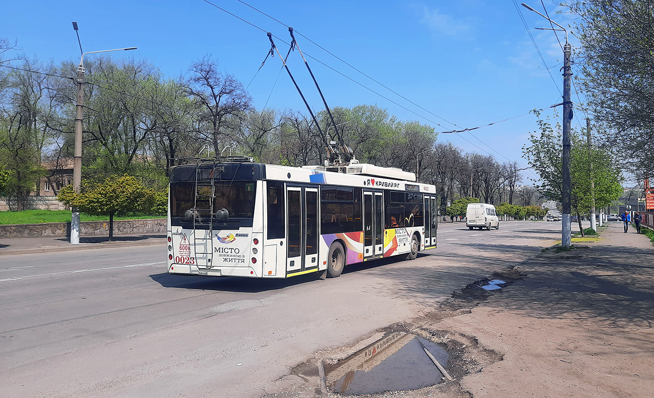 Кривой Рог, Дніпро Т203 № 0023; Кривой Рог — Закрытые трамвайные и троллейбусные линии