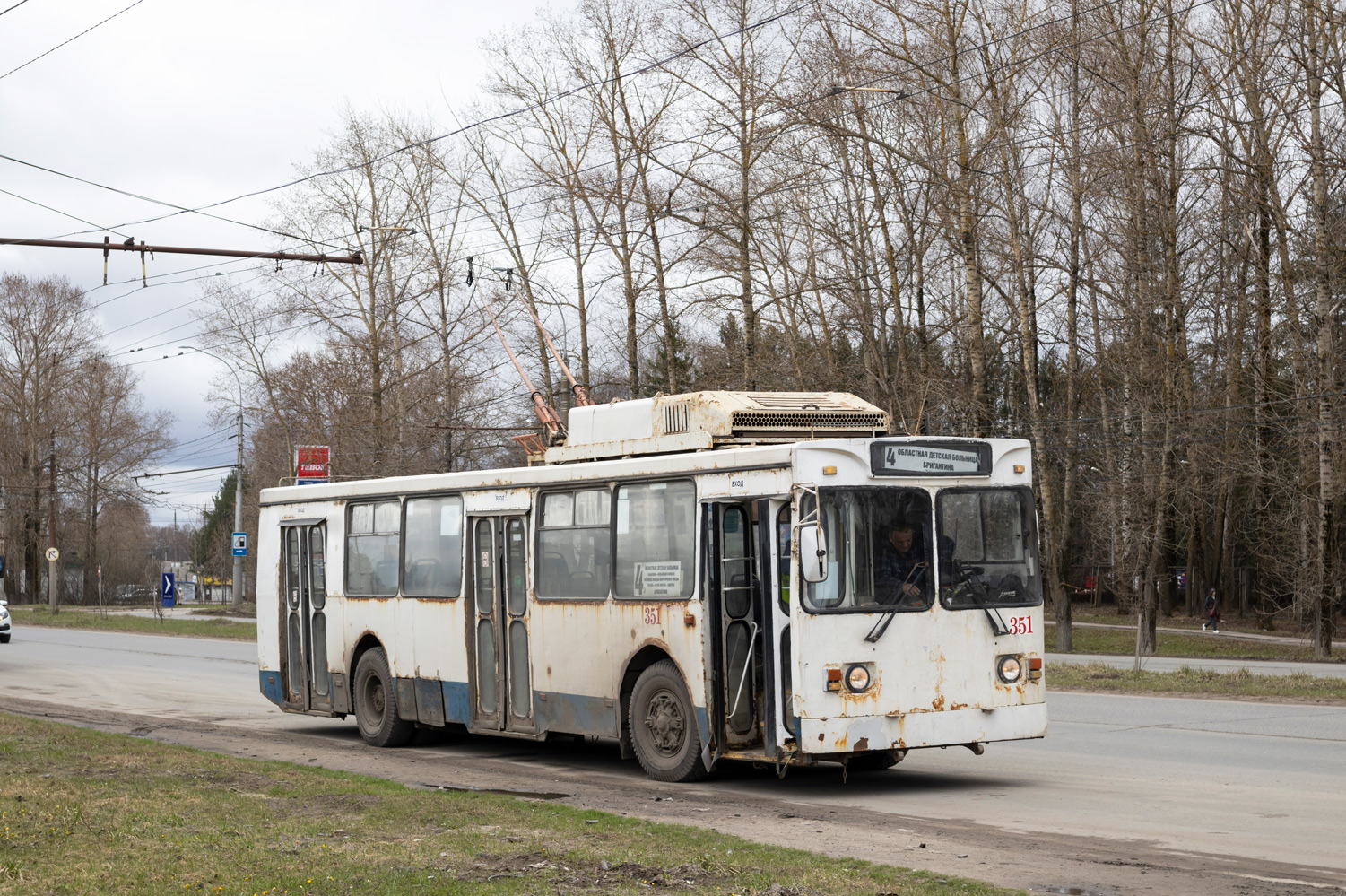 Вологда, ЗиУ-682ГМ1 (с широкой передней дверью) № 351