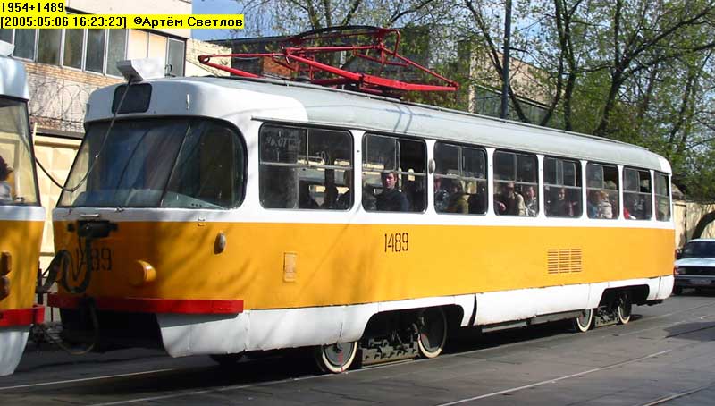 Moskau, Tatra T3SU Nr. 1489
