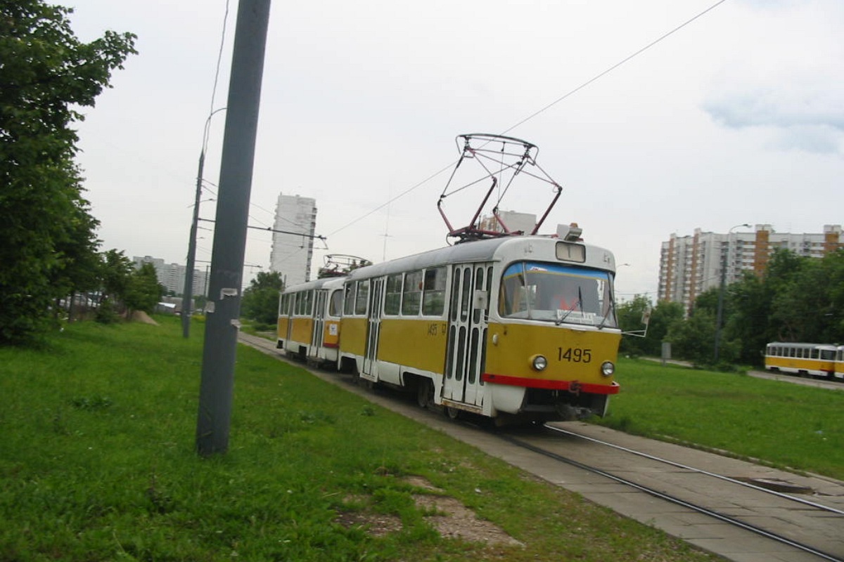 莫斯科, Tatra T3SU # 1495
