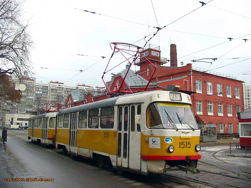 Moscou, Tatra T3SU N°. 1515