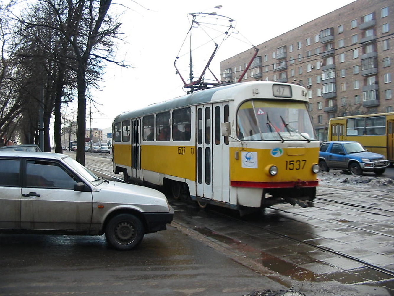 Москва, Tatra T3SU № 1537
