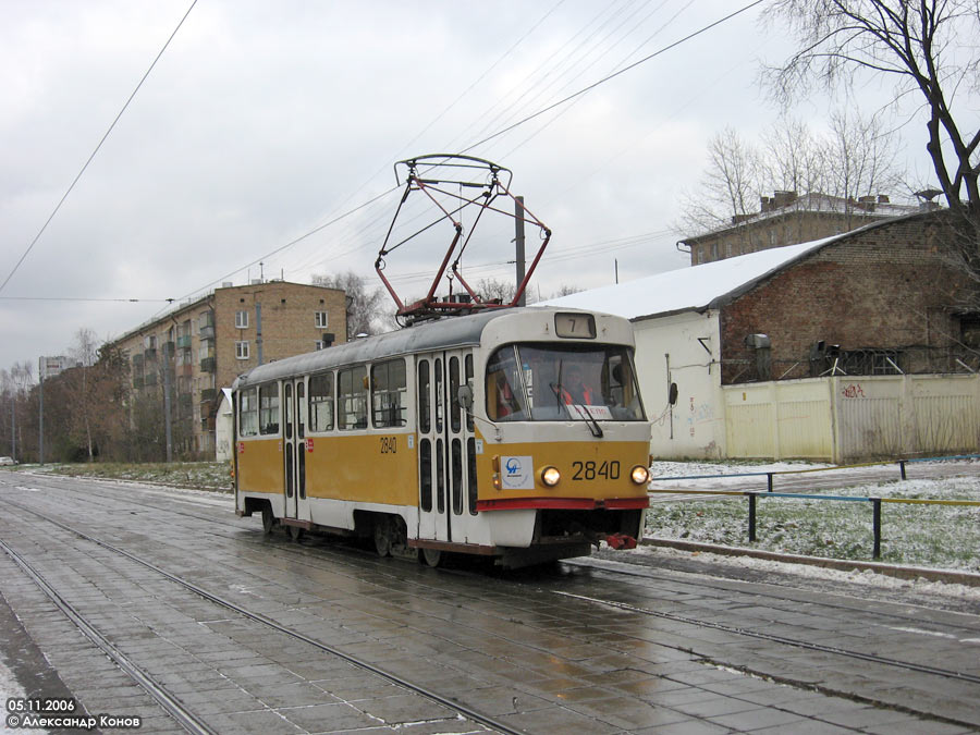 Moskau, Tatra T3SU Nr. 2840