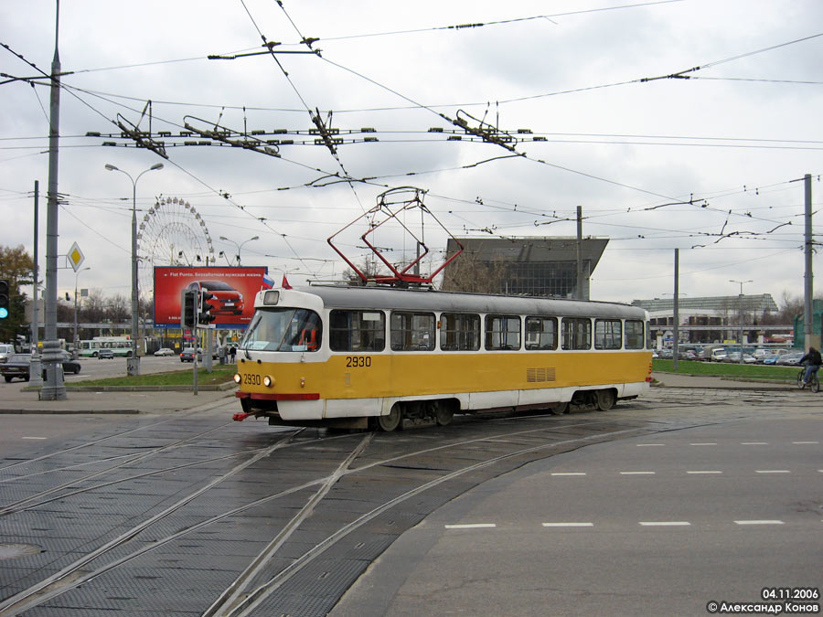 Moskva, Tatra T3SU č. 2930