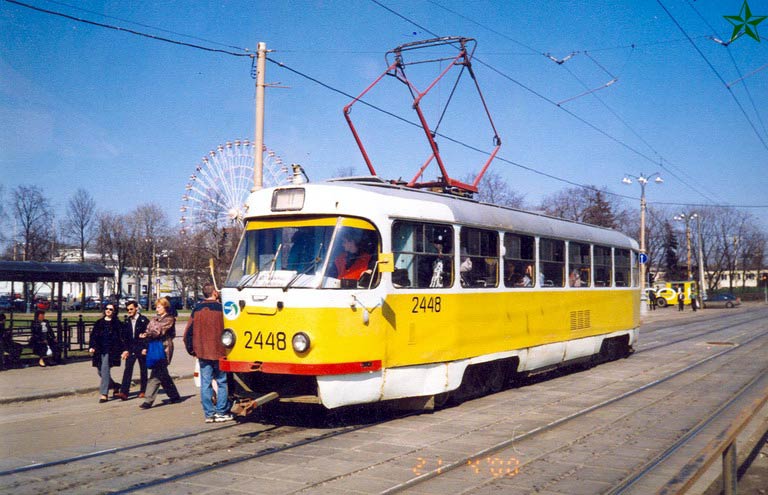 Moskwa, Tatra T3SU Nr 2448