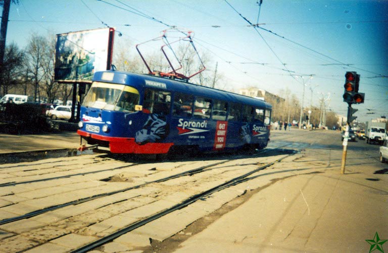 Москва, Tatra T3SU № 2454