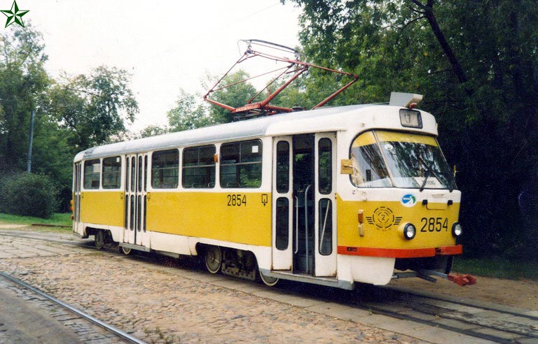 Moskva, Tatra T3SU № 2854