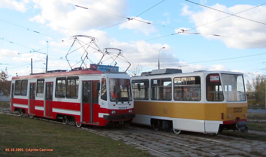 Москва, 71-134А (ЛМ-99АЭ) № 3007; Москва, Tatra T7B5 № 3323
