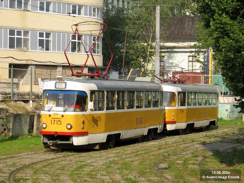 Москва, Tatra T3SU № 1715