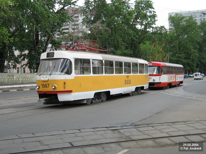 Moscow, Tatra T3SU # 1987