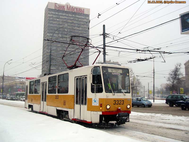 Moskva, Tatra T7B5 № 3323