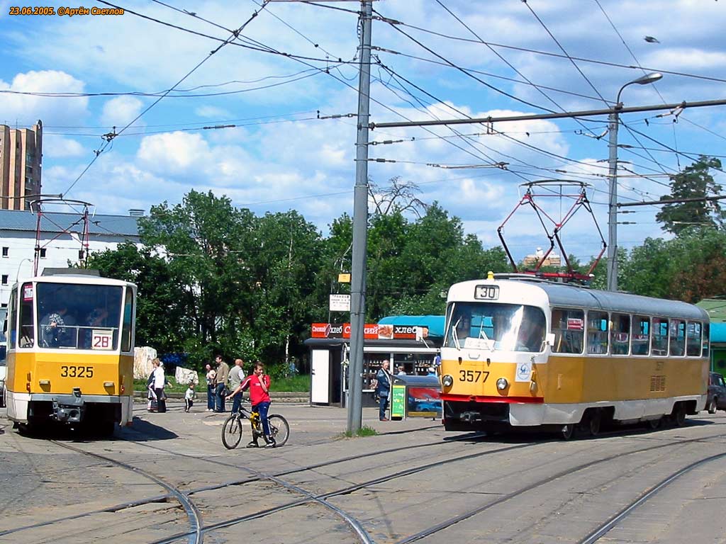 Москва, Tatra T3SU № 3577