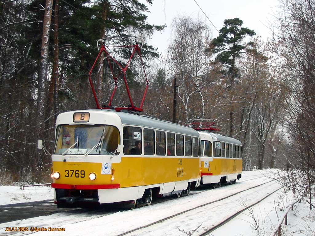 Москва, Tatra T3SU № 3769