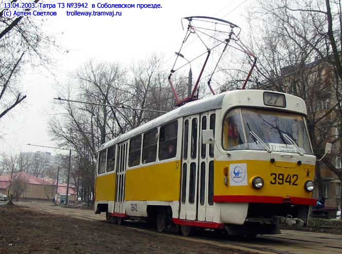 Maskva, Tatra T3SU nr. 3942