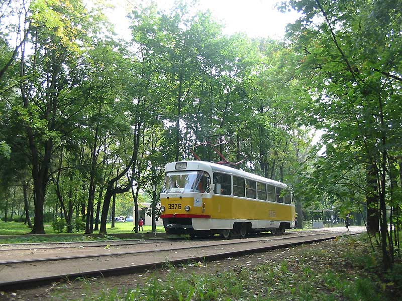 Москва, Tatra T3SU № 3976