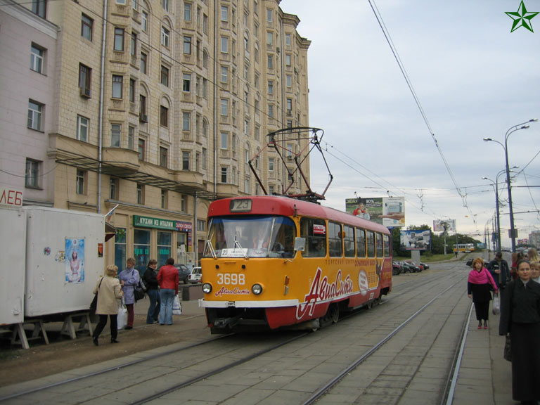 Moskva, Tatra T3SU č. 3698