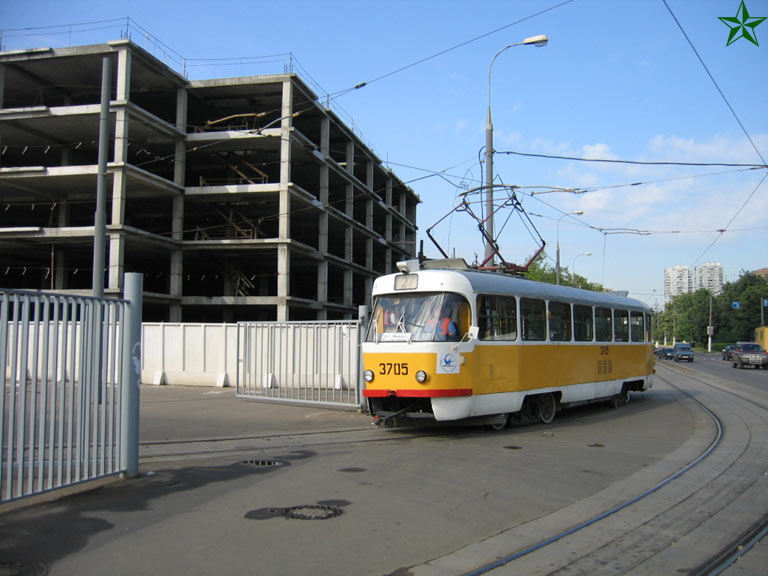 Moszkva, Tatra T3SU — 3705