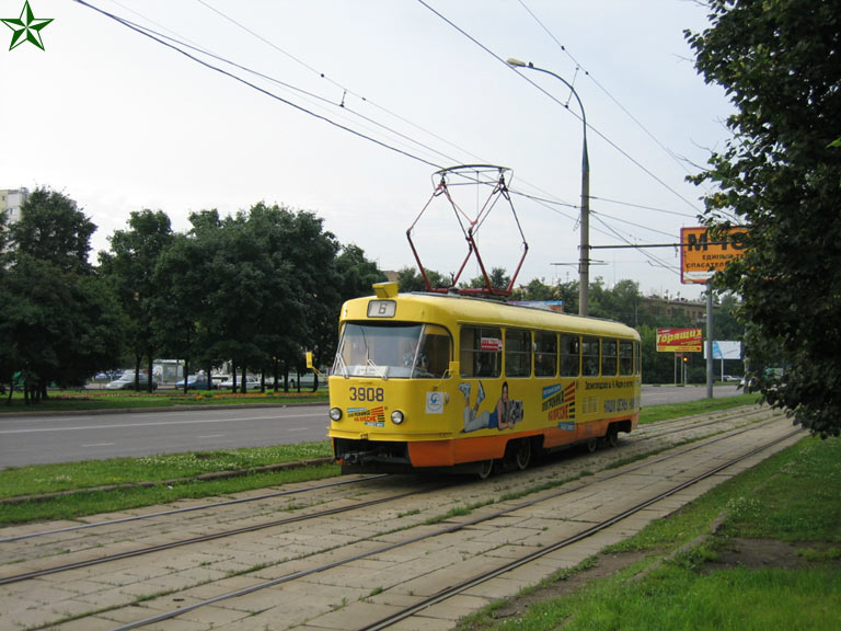 Moskva, Tatra T3SU č. 3908
