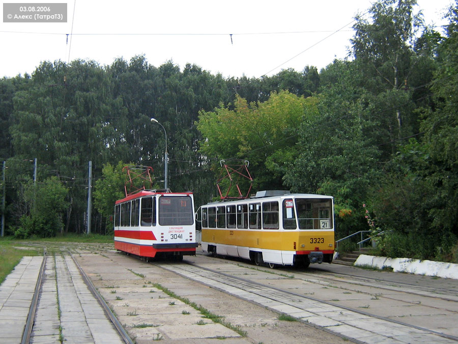 Moszkva, 71-134A (LM-99AE) — 3041; Moszkva, Tatra T7B5 — 3323