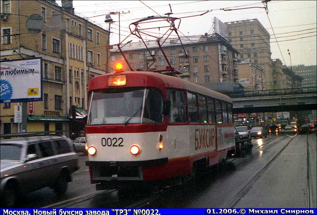 Moscow, Tatra T3SU № 0022