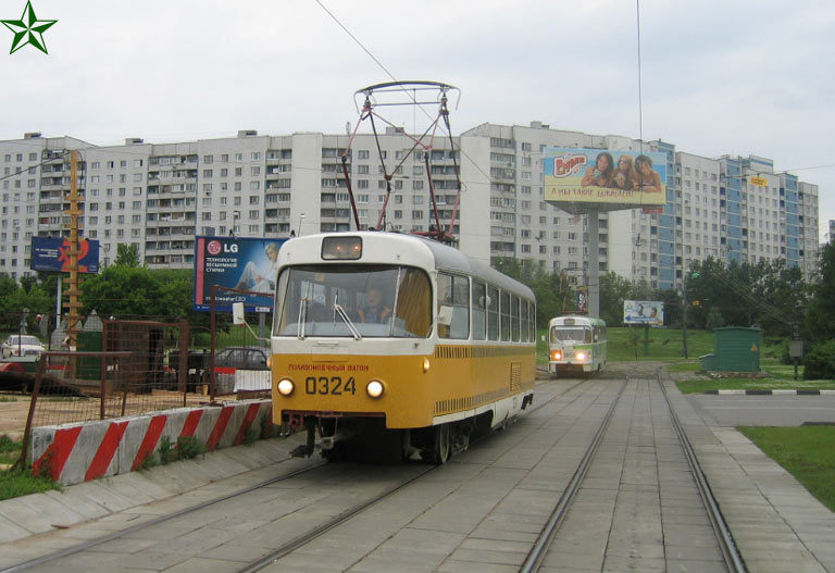 Москва, Tatra T3SU № 0324