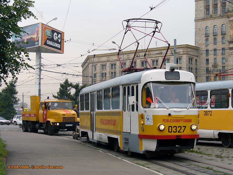 Москва, Tatra T3SU № 0327