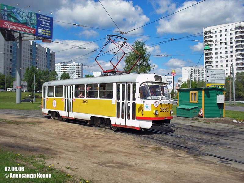 Moskva, Tatra T3SU č. 3683
