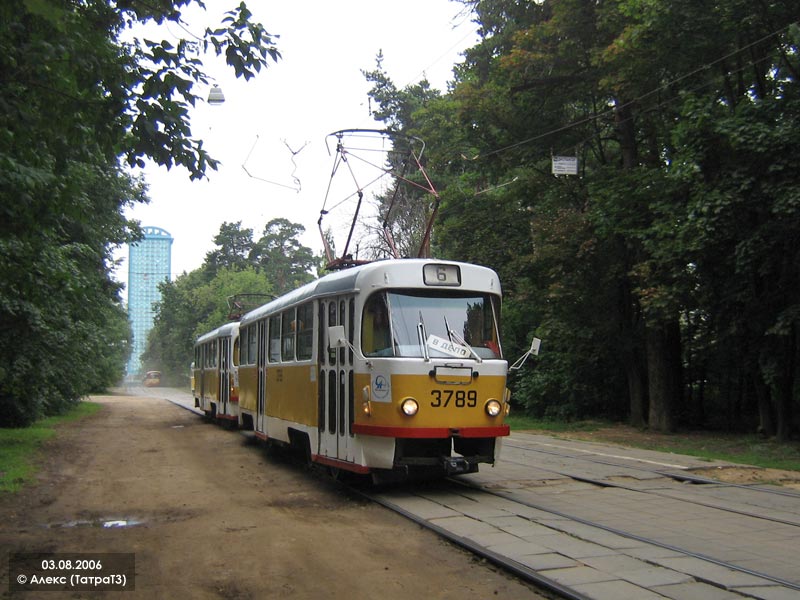 Moskva, Tatra T3SU č. 3789