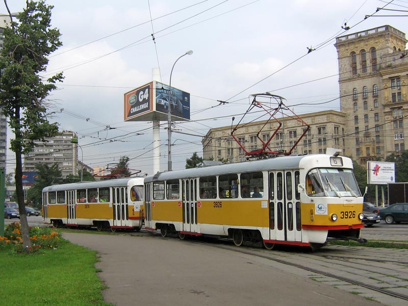 Moskva, Tatra T3SU č. 3926