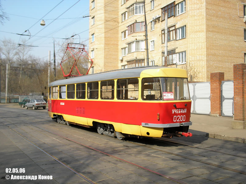 Москва, Tatra T3SU № 0200