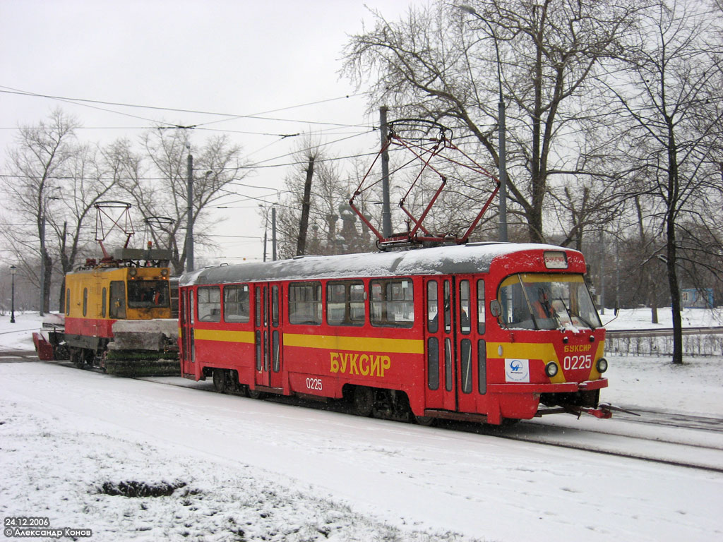 Москва, Tatra T3SU № 0225