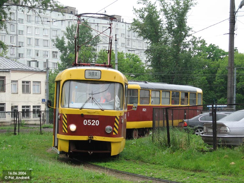 Moscow, Tatra T3SU № 0520