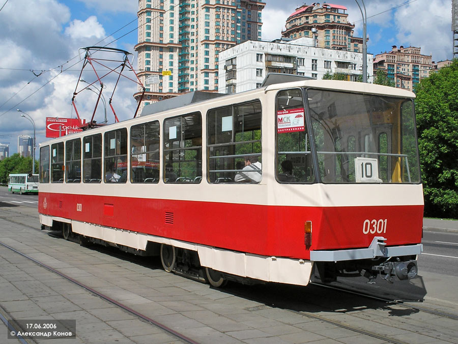 Москва, Tatra T6B5SU № 0301