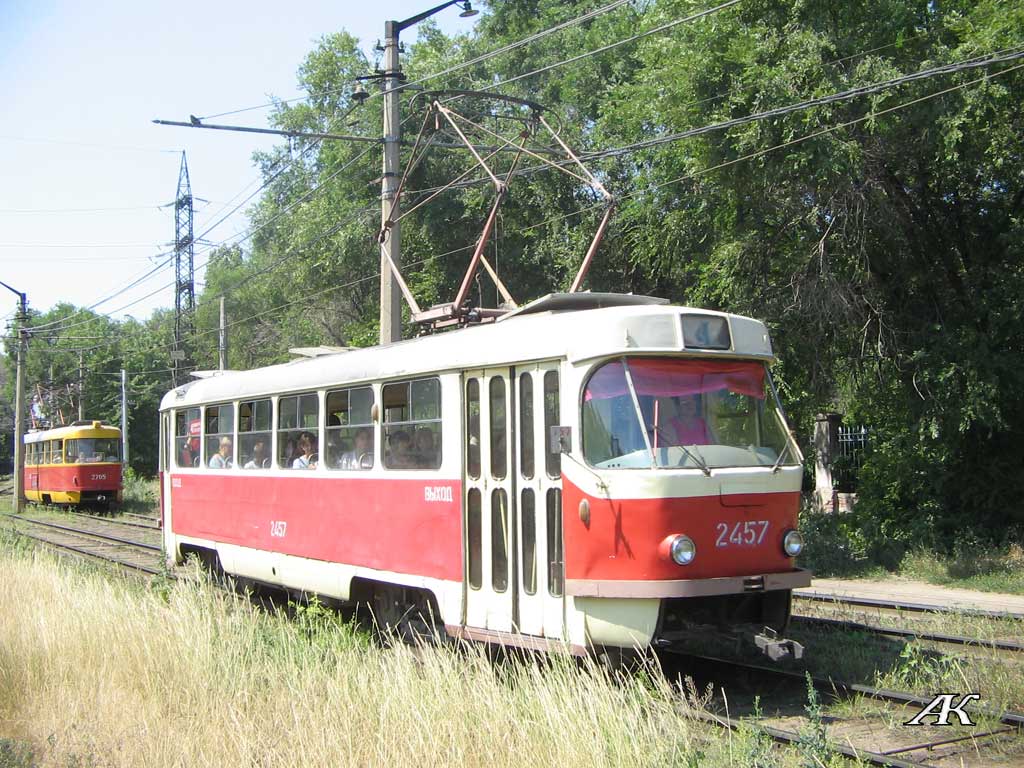 Volgograd, Tatra T3SU (2-door) Nr 2457