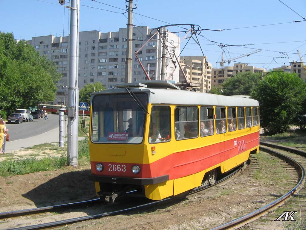 Volgograd, Tatra T3SU mod. VZSM № 2663