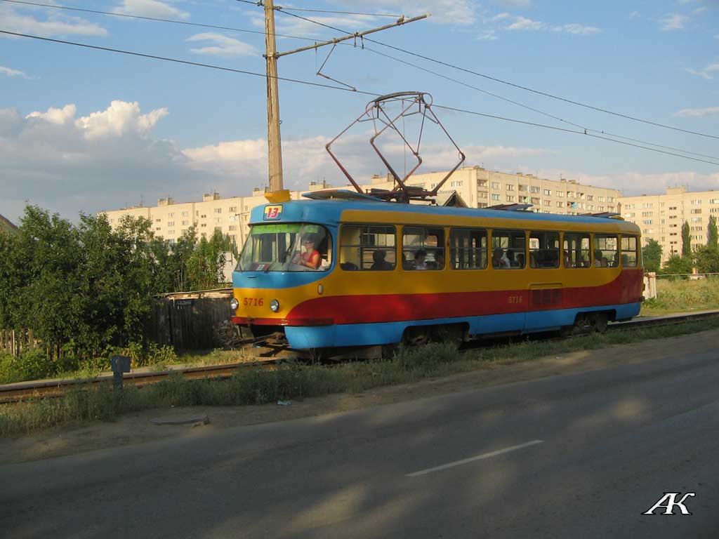 Volgograd, Tatra T3SU № 5716