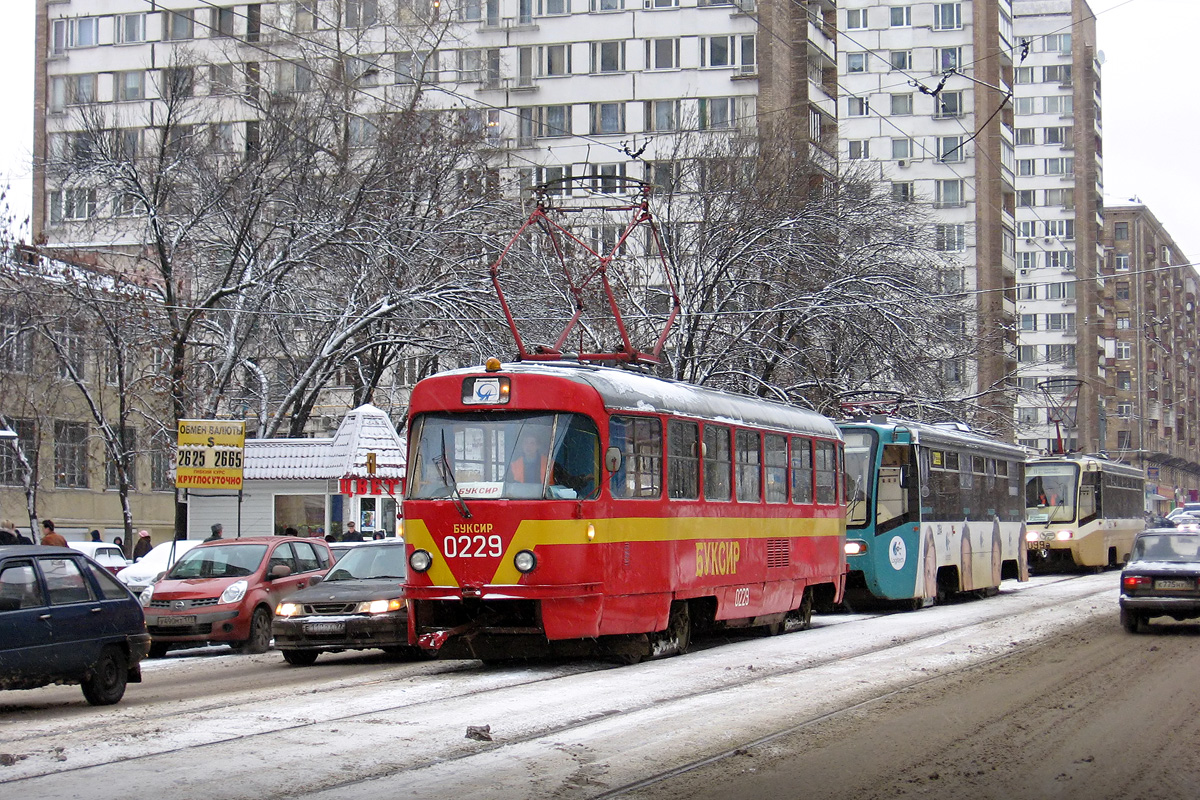 Moscow, Tatra T3SU № 0229
