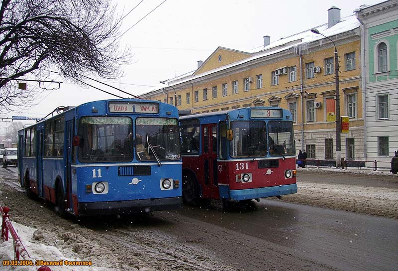 Tver, ZiU-682G10 # 11; Tver, ZiU-682G10 # 131; Tver — Tver trolleybus in the early 2000s (2002 — 2006)