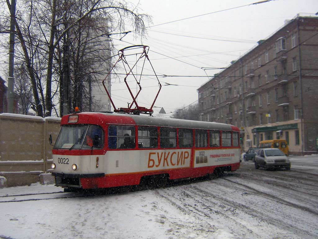 Москва, Tatra T3SU № 0022