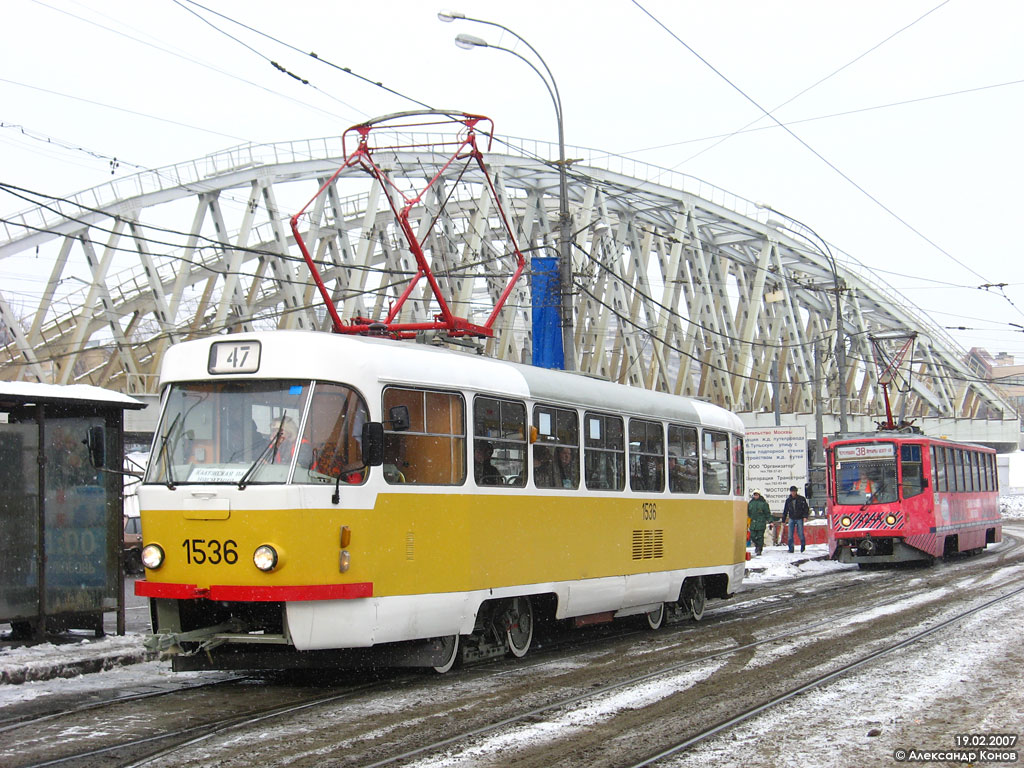 Moskva, Tatra T3SU č. 1536