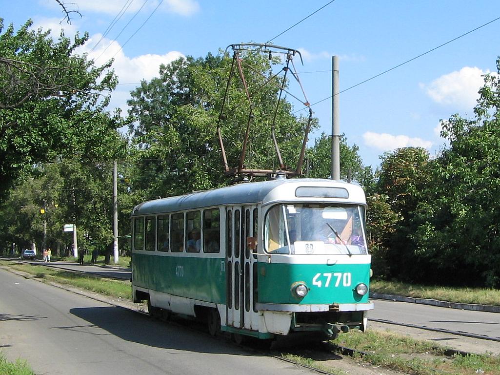 Donetsk, Tatra T3SU (2-door) № 4770