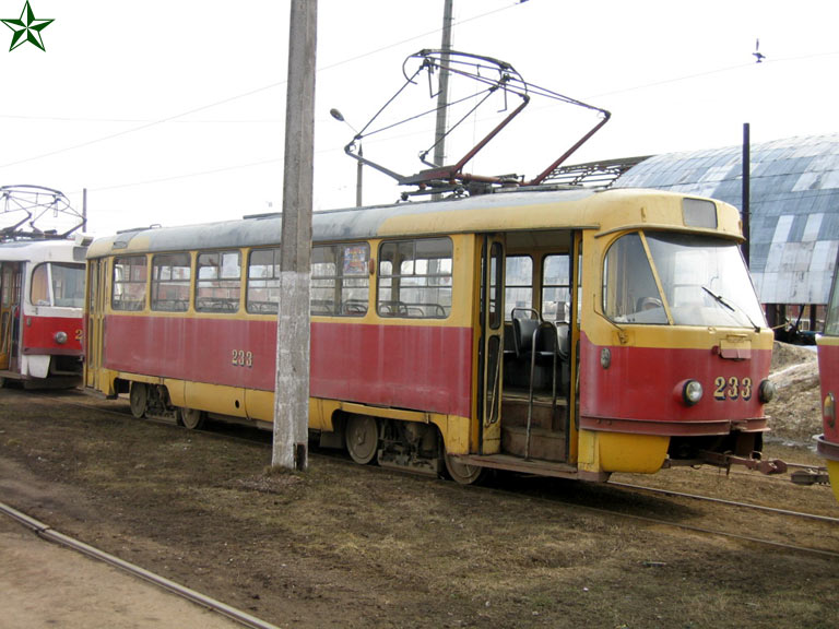 Тверь, Tatra T3SU (двухдверная) № 233