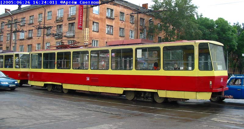 Тверь, Tatra T6B5SU № 14; Тверь — Тверской трамвай в начале 2000-х гг. (2002 — 2006 гг.)