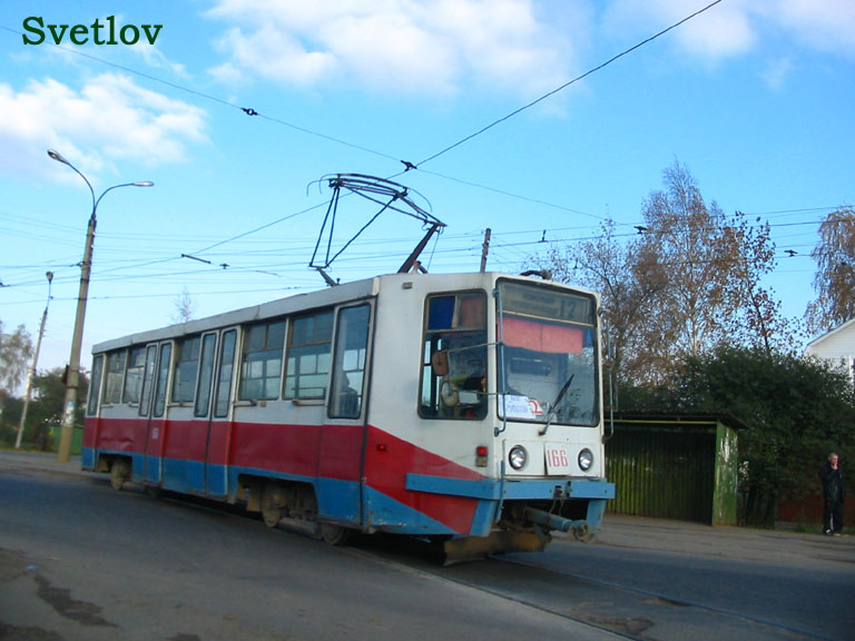 Tver, 71-608K nr. 166; Tver — Streetcar lines: Moskovsky District (line to Yuzhny microdistrict)