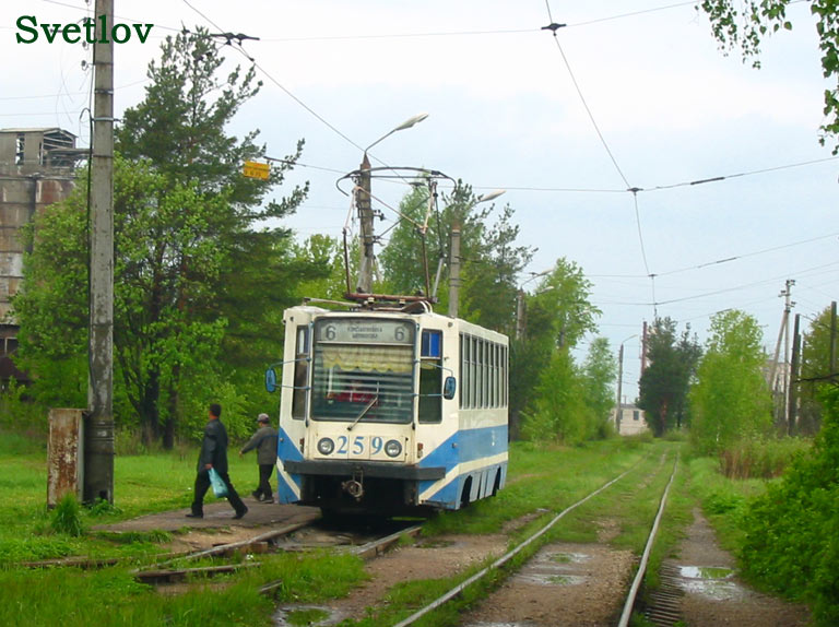 Tverė, 71-608K nr. 259; Tverė — Tver tramway in the early 2000s (2002 — 2006)