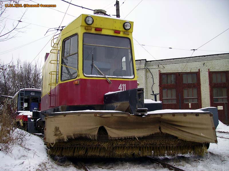 Тверь, ВТК-01 № 411; Тверь — Служебные трамваи и специальная техника